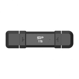 Silicon Power DS72 unità flash USB 1 TB USB Type-A / USB Type-C 3.2 Gen 2 [3.1 Gen 2] Nero (Silicon Power 1TB Portable-Stick-SSD U)