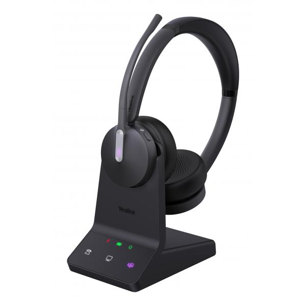 Yealink WH64 Dual Teams Auricolare Wireless A Padiglione Ufficio USB tipo-C Bluetooth Nero (WH64 Dual Teams)