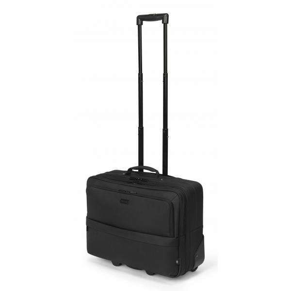 DICOTA D32036-RPET borsa per laptop 43,9 cm [17.3] Custodia trolley Nero (MULTI ROLLER ECO CORE 15-17.3IN - )