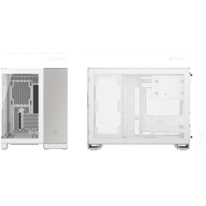 Corsair CC-9011289-WW computer case Midi Tower Grigio, Bianco (CORSAIR 2500X MICRO ATX CASE WHT/GREY)