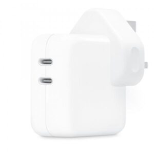 Apple MW2K3B/A Caricabatterie per dispositivi mobili Universale Bianco AC Interno (35W DUAL USB-C POWER ADAPTER)
