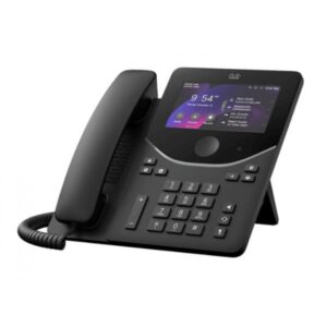 Cisco DESK PHONE 9871 CARBON telefono IP Nero, Carbonio LCD Wi-Fi (CISCO DESK PHONE 9871 CARBON - BLACK) - Versione Tedesca