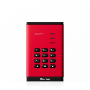 iStorage diskAshur3 SSD 4 TB USB Type-A / USB Type-C 3.2 Gen 1 [3.1 Gen 1] (diskAshur3 SSD 256-bit 4TB - Red)