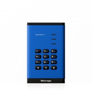 iStorage diskAshur3 SSD 512 GB USB Type-A / USB Type-C 3.2 Gen 1 [3.1 Gen 1] (diskAshur3 SSD 256-bit 512GB - Blue)