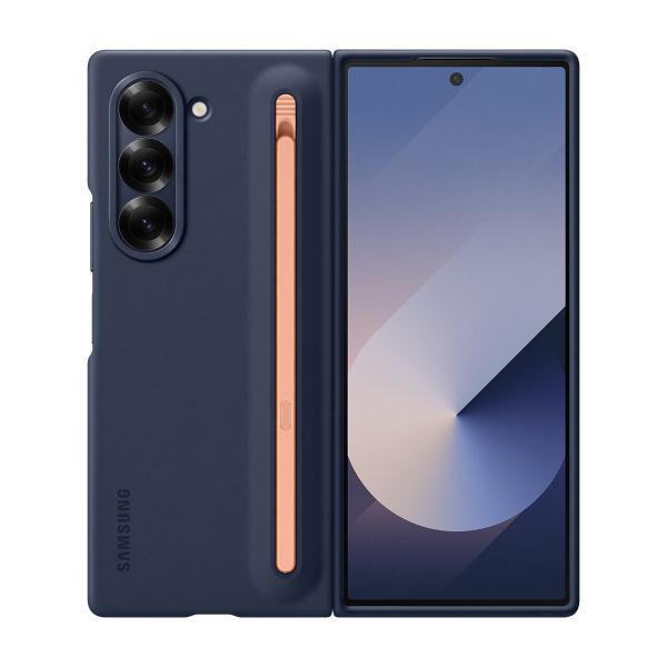 Samsung Galaxy Z Fold6 S Pen Case Navy Blu (Samsung EF-OF95P - flipomslag til mobi)