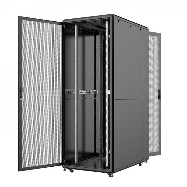 LOGON RSL42U812BL rack 42U Rack indipendenti Nero (19'' 42U Rack Cabinet 800 x - 1200 x 2053mm Server Line - - Black - Warranty: 60M)