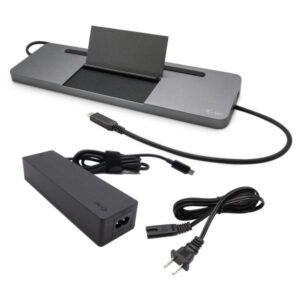 i-tec Metal SB-C Ergonomic 4K 3x Display Docking Station with Power Delivery 85 W + Universal Charger 100 W (I-TEC USB-C METAL ERGONOMIC 4K - 3X DISPLAY DOCKING STATION WITH)