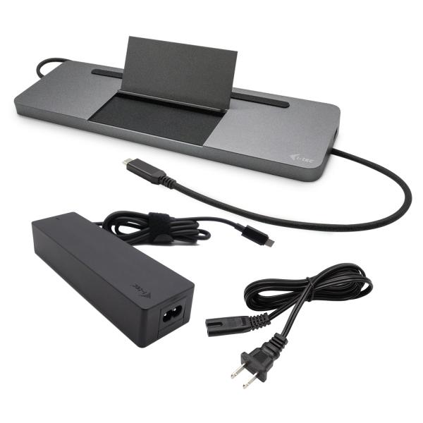 i-tec Metal SB-C Ergonomic 4K 3x Display Docking Station with Power Delivery 85 W + Universal Charger 100 W (I-TEC USB-C METAL ERGONOMIC 4K - 3X DISPLAY DOCKING STATION WITH)
