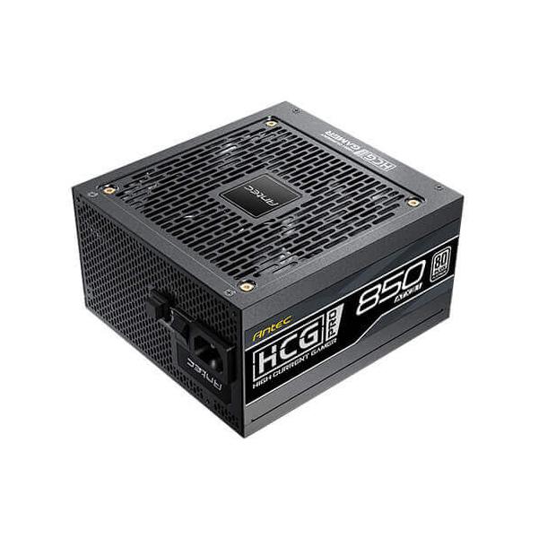 Antec HIGH CURRENT GAMER HCG850 PRO P GB alimentatore per computer 850 W 20+4 pin ATX ATX Nero (Antec HCG850 PRO Platinum ATX 3.1 Power Supply - 850W, Fully Modular, 80 PLUS Platinum Certified, Silent Fan, High-Performance Gaming PSU)