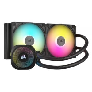 Corsair iCUE LINK TITAN RX RGB Processore Raffreddatore di liquidi tutto in uno 14 cm Nero 1 pz (CORSAIR iCUE Link TITAN 280 RX RGB - p)