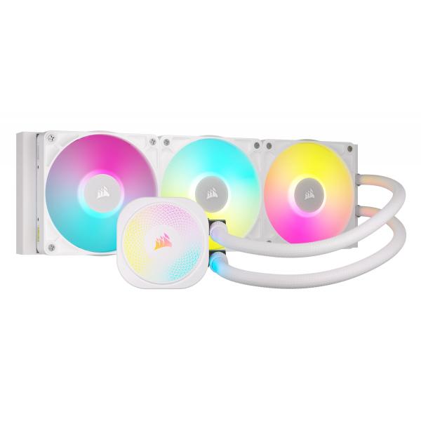 Corsair iCUE LINK TITAN RX RGB Processore Raffreddatore di liquidi tutto in uno 12 cm Bianco 1 pz (ICUE LINK TITAN 360 RX RGB COOLER WH)