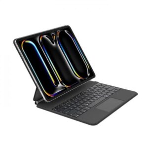 Belkin BBZ003UK-V2 custodia per tablet 33 cm [13] Custodia a libro Nero (MAGNETIC KB FOLIO 13 M4 IPAD PRO UK) - Versione UK