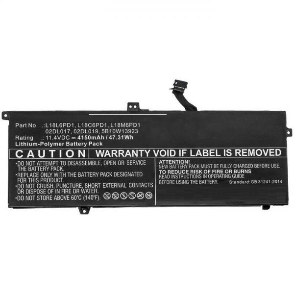 CoreParts 02DL017-CP ricambio per laptop Batteria (Laptop Battery, 44.5Wh Li-Pol - 11.4V 3900mAh, Black, 02DL017 - for Lenovo ThinkPad X390 - Warranty: 12M)