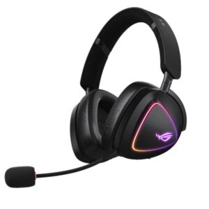 ASUS ROG DELTA II Auricolare Con cavo e senza cavo A Padiglione Gaming USB tipo-C Bluetooth Nero (ASUS ROG Delta II - headset)