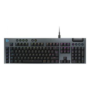 Logitech G G915 X tastiera Gaming USB QWERTY Inglese UK Nero (G915 X WIRED G KB - BLACK - UK - EMEA28I-935) - Versione Tedesca