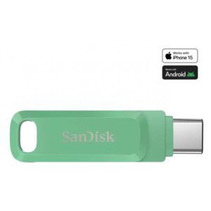 SanDisk Ultra Dual Drive Go unità flash USB 1 TB USB tipo-C 3.2 Gen 1 [3.1 Gen 1] Verde (SANDISK ULTRA DUAL DRIVE GO USB - TYPE-C 1TB ABSINTHE GREEN GLOBAL)
