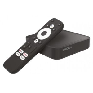 Strong LEAP-S3 Smart TV box Nero 4K Ultra HD 16 GB Wi-Fi Collegamento ethernet LAN (Smart Tv Box Black 4K Ultra - Hd 16 Gb Wi-Fi Ethernet Lan - Warranty: 12M)
