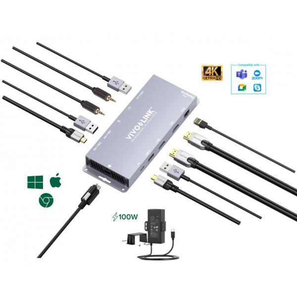 Vivolink VLUSBCHUB3 adattatore grafico USB (USB-C HUB for conference - system [Dual HDMI] - Warranty: 36M)