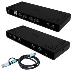 i-tec Universal Dual 4K Display Docking Station + Power Delivery 85W (I-TEC UNIVERSAL DUAL 4K DOCK - POWER DELIVERY 85W)