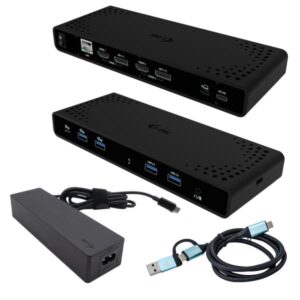 i-tec Universal Dual 4K Display Docking Station + Power Delivery 85W (I-TEC UNIVERSAL DUAL 4K DOCK PD - 85W INCL. USB-C CHARGER 100W)