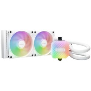 be quiet! Light Loop 240mm AIO CPU Liquid Cooler, High-Performance ARGB Lighting, Dual 120mm PWM Fans, Ultra-Quiet Operation, Easy Maintenance, Intel/AMD Compatible, White