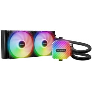 Be Quiet! Light Loop 240mm ARGB Liquid CPU Cooler, 2x Light Wings LX PWM Fans, ARGB Cooling Block, ARGB-PWM-Hub
