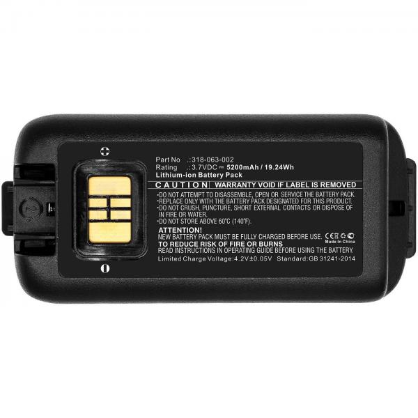 CoreParts MBXPOS-BA0437 ricambio per laptop (Battery 19.24Wh Li-ion 3.7V - 5200mAh for Barcode Scanner - 19.24Wh Li-ion 3.7V 5200mAh for Dolphin, Handheld CK65, CK3, CK3B, CK3X - Warranty: 12M)