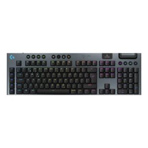 Logitech G G915 X LIGHTSPEED tastiera Giocare USB + RF Wireless + Bluetooth QWERTY Danese, Finlandese, Norvegese, Svedese Nero (Logitech G G915 X - tastatur - gaming,)