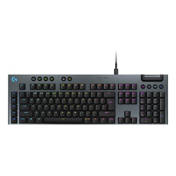 Logitech G G915 X tastiera Gaming USB QWERTY US International Nero (G915 X WIRED G KB)