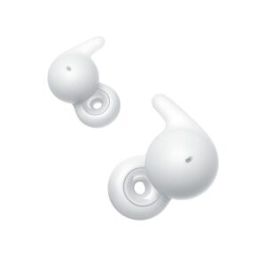 Sony LinkBuds Open – Auricolari Bluetooth True Wireless aperti - Suono trasparente, comfort per tutto il giorno 4,8 g, alta qualità del suono, IPX4, connessione Multipoint, batteria da 22 ore, iOS e Android – White (Linkbud OpenWhite)