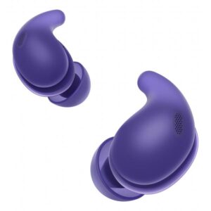 Sony LinkBuds Fit - Cuffie True Wireless Bluetooth con Noise Cancelling - Comfort per tutto il giorno, IPX4, audio ad alta risoluzione, modalità Ambient Sound, durata della batteria fino a 21 ore, connessione Multipoint, iOS e Android - Violet (SONY Sony LinkBuds Fit - Truly Wireless Noise Cancelling -)