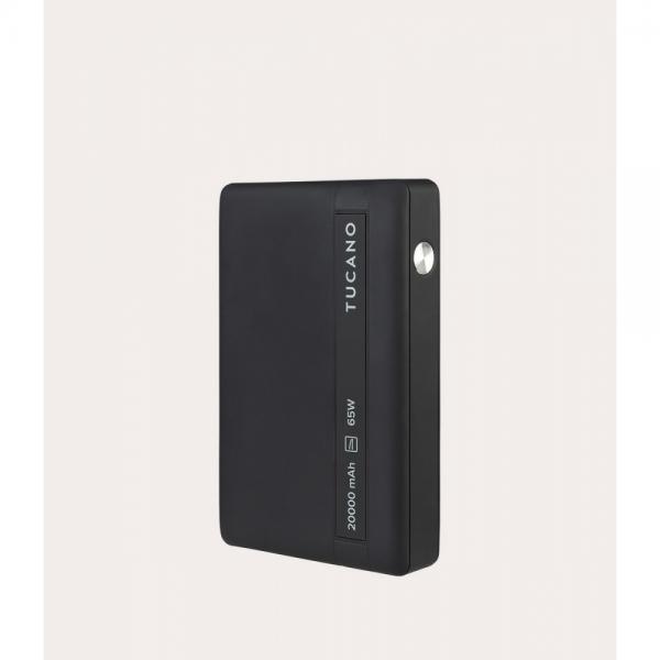 Tucano Power bank per laptop 20000 mAh Nero (POWERBANK FR LAPTOP BLACK - 65W 20.000MAH)