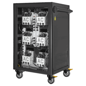 Power Technologies LITE Series AC-LITE-H65 Carrello per la gestione dei dispositivi portatili Nero (AC-LITE-H65 30 Bay Smart Charg)