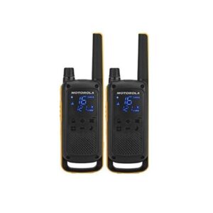 Motorola Talkabout T82 Extreme Twin Pack ricetrasmittente 16 canali Nero, Arancione (Talkabout T82 Extreme Twin - Pack Two-Way Radio 16 - Channels Black, Orange - Warranty: 12M)
