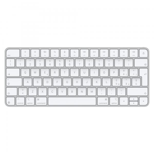 Apple Magic tastiera Universale USB + Bluetooth QWERTY Italiano Bianco (Apple Magic Keyboard - Tastiera - USB-C - senza fili - Bluetooth - QWERTY - italiana)