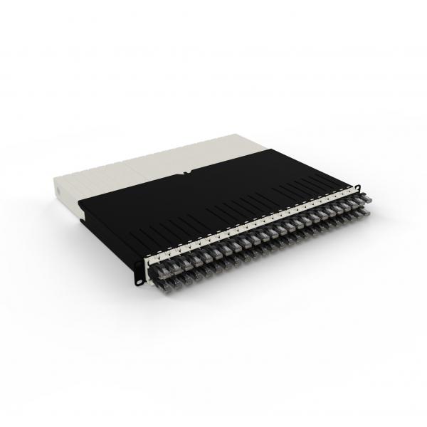PATCHBOX .one / 8RU / UTP / Black (PATCHBOX.ONE 8RU UTP CAT.6A BLACK,FRAME INCL. 24 CASSETTES & 6 PATCHCATCH,& 2 DEVMOUNTS)