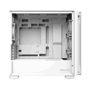 ASUS A23 PLUS TG ARGB WHITE Bianco (Asus A23 PLUS ARGB Gaming Case w/ Glass Side and Front, Micro ATX, 4x ARGB Fans, 380mm GPU & 360mm Radiator Support, USB-C, Asus BTF Compatible, White)