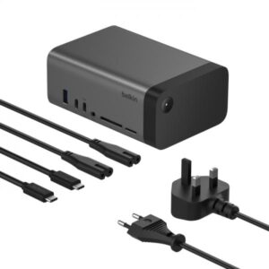 Belkin Connect USB tipo-C 10000 Mbit/s Grigio (USB-C 11-IN-1 PRO GAN DOCK - DOCK 150WATT)