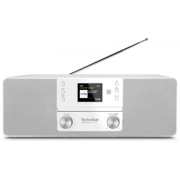 TechniSat 370 CD BT Personale Analogico e digitale Bianco (370 Cd Bt Personal Analog & - Digital White - Warranty: 12M)