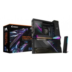 GIGABYTE Z890 AORUS XTREME AI TOP Scheda Madre - Supporta CPU Intel Core Ultra [Serie 2], VRM a 22+1+2 fasi, fino a 9500MHz DDR5 [OC], PCIe 5.0 M.2, Wi-Fi 7, Thunderbolt 5 (MB INT Z890 AORUS XTRE AI TOP D5 EATX)