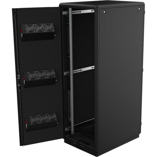 Lanview RDLAK36U751BL rack 36U Nero (19'' 36U Rack Cabinet 750 x - 1000 x 1848mm Soundproof - - Black - Warranty: 60M)