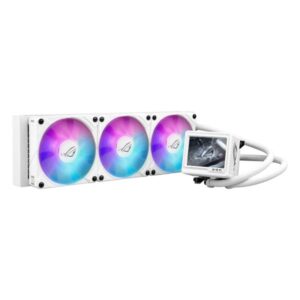 ASUS ROG RYUJIN III 360 ARGB EXTREME WHT Processore Raffreddatore di liquidi tutto in uno 12 cm Bianco 1 pz (Asus ROG Ryujin III 360 ARGB Extreme 360mm Liquid CPU Cooler, 3x Enhanced Magnetic ROG ARGB Fans, Upgraded Customisable 3.5 LCD Display, White)