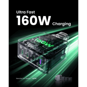 AGI 25878 ricambio per cellulare Batteria Nero (NEXODE PRO 160W GAN CHARGER)