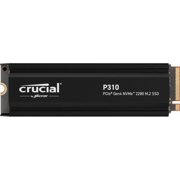 Crucial P310 2 TB M.2 PCI Express 4.0 NVMe (Crucial P310 - SSD - 2 TB - internal - M.2 2280 - PCIe 4.0 x4 [NVMe] - integrated heatsink)