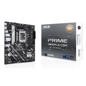ASUS PRIME H810M-A-CSM Intel H810 LGA 1851 [Socket V1] micro ATX (Asus PRIME H810M-A-CSM - Corporate Stable Model, Intel H810, 1851, Micro ATX, 2 DDR5, HDMI, DP, GB LAN, 2x M.2)