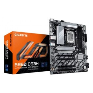 GIGABYTE B860 DS3H Scheda madre - CPU Intel Core Ultra, VRM a 8+1+2+2 fasi, fino a 9066MHz DDR5, 1xPCIe 5.0 + 1xPCIe 4.0 M.2, LAN 2,5 GbE, USB 3.2 Gen 2x2 (Gigabyte B860 DS3H Intel 1851 Socket Motherboard, ATX, 4x DDR5 Slots, 2x M.2 Sockets, 2x USB-C Port, 2.5GbE LAN, 1x DisplayPort / 1x HDMI Port)