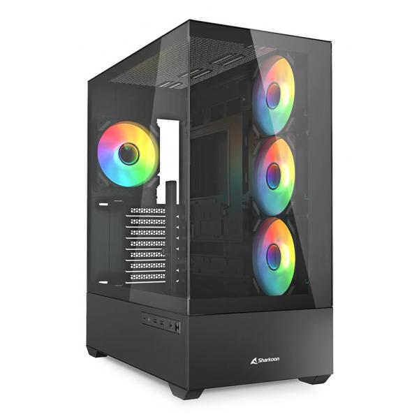 Sharkoon AK6 RGB Nero (AK6 RGB Black ATX [schwarz])
