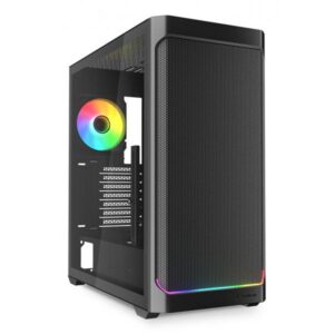 Sharkoon AK4W RGB Strip Midi Tower Nero (AK4 RGB Black ATX [schwarz])