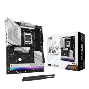 Asrock B850 Pro RS WiFi AMD B850 Socket AM5 ATX (Asrock B850 PRO RS WIFI, AMD B850, AM5, ATX, 4 DDR5, HDMI, USB-C [DP-alt], Wi-Fi 6E, 2.5G LAN, RGB, 4x M.2)