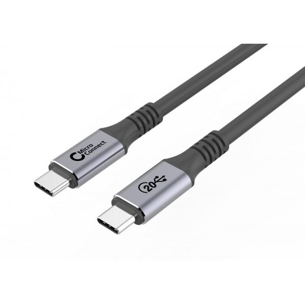 Microconnect MC-USBCC7 cavo USB USB 3.2 Gen 2x2 7 m USB C Nero (Premium USB-C 3.2 Gen 2x2 - cable, 100W, 20Gbps, 7m - Premium USB-C 3.2 Gen 2x2 cable, 100W, 20Gbps, 7m - Warranty: 300M)